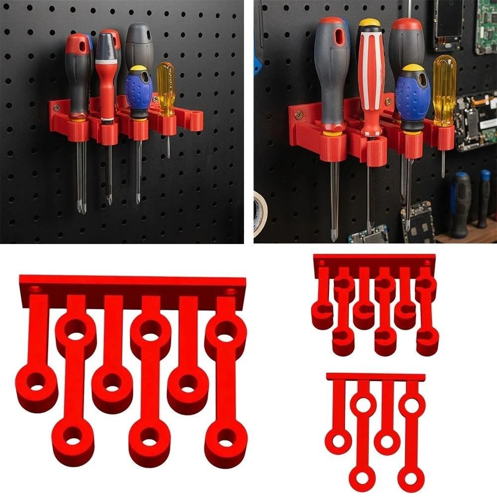 3D Printed Wall Mount Multi-Function Tool Storage Rack  Screwdriver Organizer