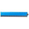 Folding Metal Stationery Rule Aluminum Alloy Folding Ruler Metal Stationery Rule for School Office Home