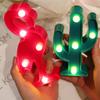 Night Light 3D Pineapple Shape Christmas Decor Cactus Flamingo Cartoon Light for Home