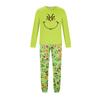 Christmas Print Cute Family Set Pajamas, Home Clothes, Family Set Long Sleeve Top Pants Set