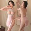 Fan Lei, Erotic Underwear, Passionate Temptation, Exposed Chest, Classical High Slit Cheongsam, Women's Pure Desire 657