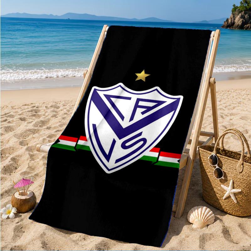 Club Atlético Vélez Sársfield Beach Towel, Quick-drying, Easy to Care for, Suitable for Both Fitness and Beach Vacations,Sports Essential