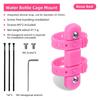 Bicycle Water Kettle Mount Adaptor Silicone Bandage Bottle Cage Holder Strap Bike Seatpost Fork Frame Install Cycling Accessory