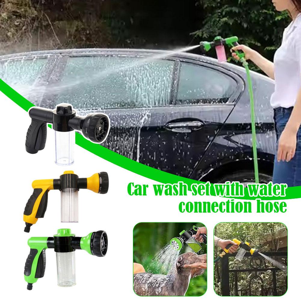 Portable Auto Foam Lance Water High Pressure 3 Grade Tool Car Cleaning Garden Automobile Tool Wash Nozzle Washer Sprayer Je A0Y3