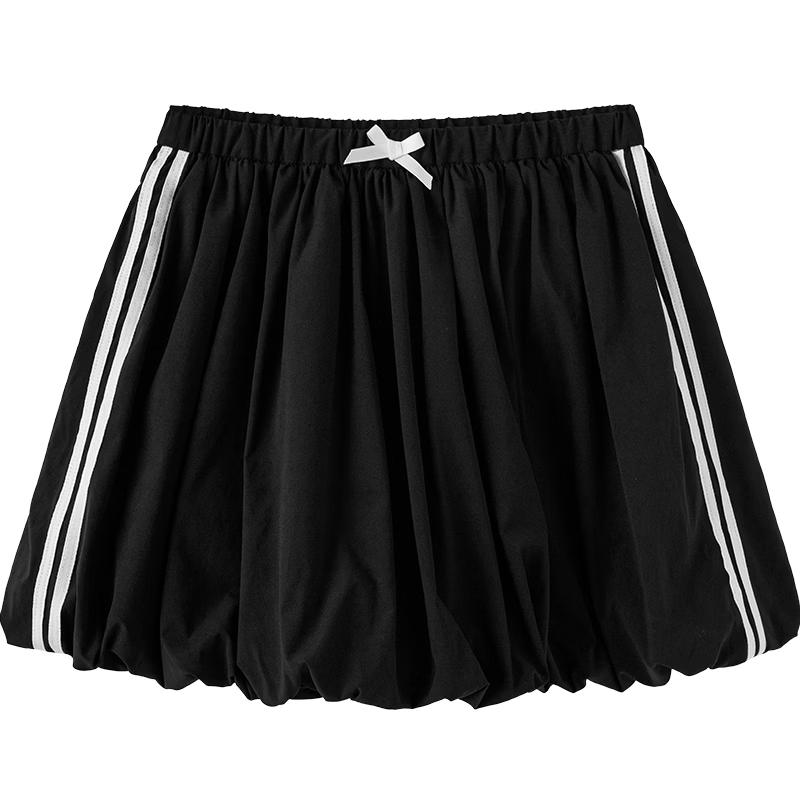 Balabala Girls Sweet Bow-Knot Floral Bud Short Skirt 160 чёрный