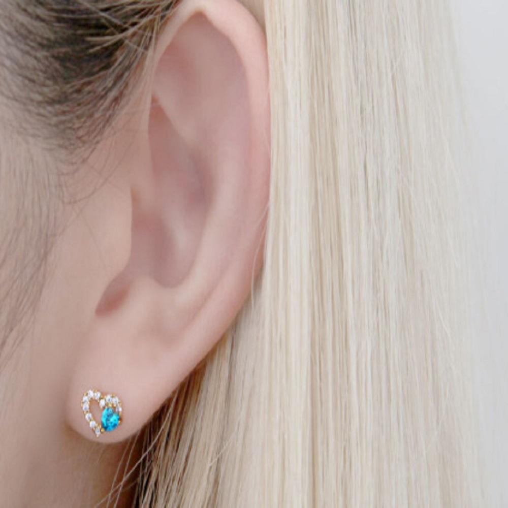 Lovely Surgical Ocean Pin Piercing Cubic (Choose 1 of 3)