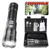 1/2Pack Super Bright Flashlight USB Rechargeable LED Long Range Tactical Torch Lamp Outdoor Waterproof Camping Fishing Lantern
