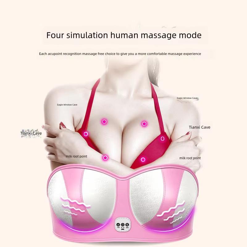 Home Wireless Chest Enhance Vibration Massage Machine Usb Electric Growth Nursing Instrument Bra Enlargement Breast Massager