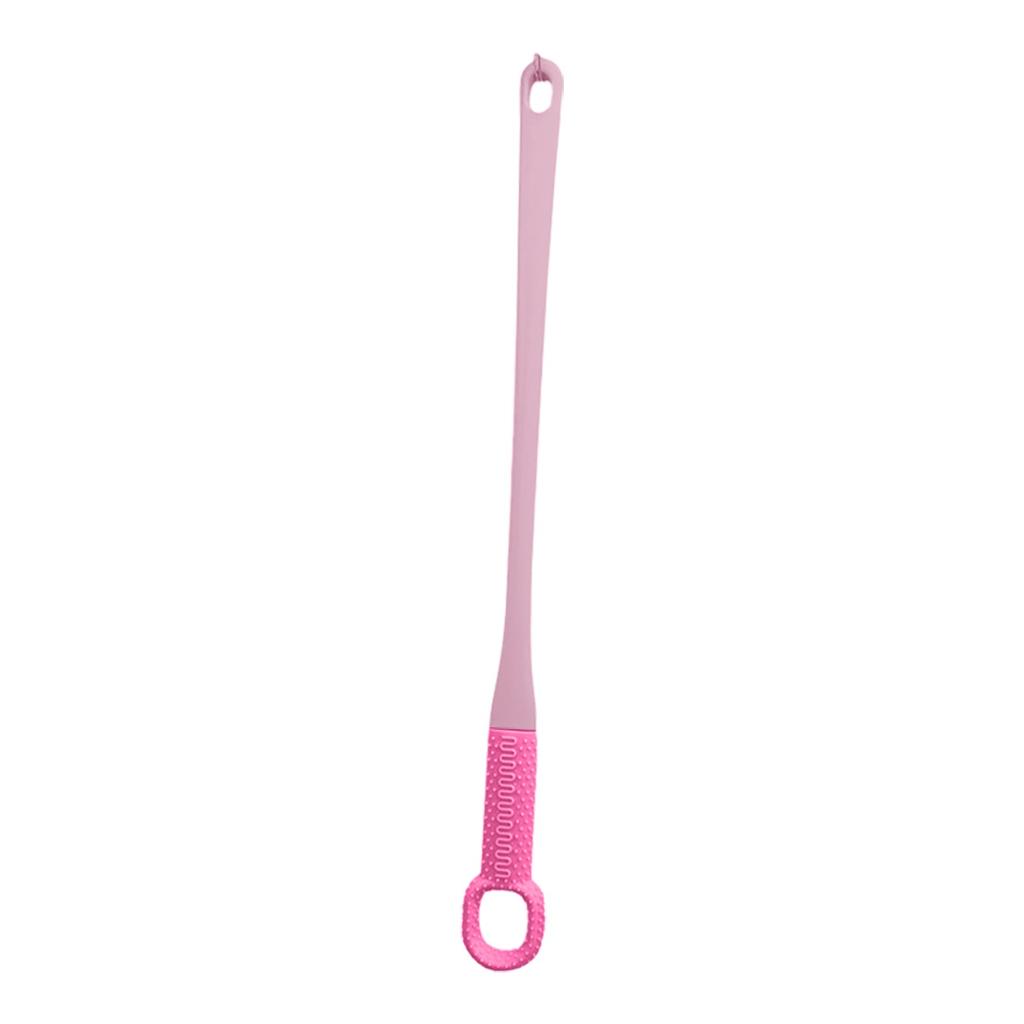 Comfort Silicone Brush Short Hair Brush | Long Handle Hand Brush, Comfort Silicone Bristles, Toe Brush, Shower Foot Brush
