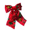 Female Christmas Bow Spring Clip
