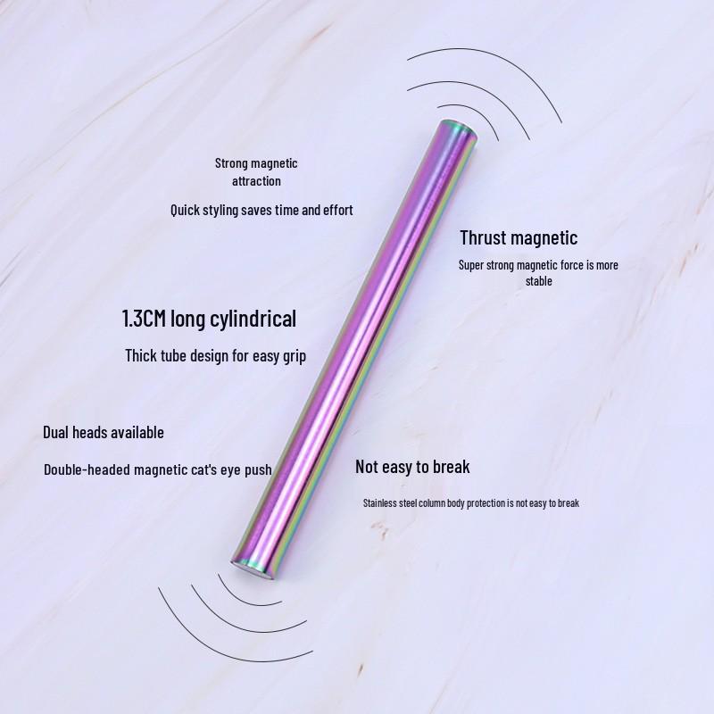 Golden Cudgel Double-Ended Cat Eye Nail Art Magnet Stick for Strong Lightning Effects
