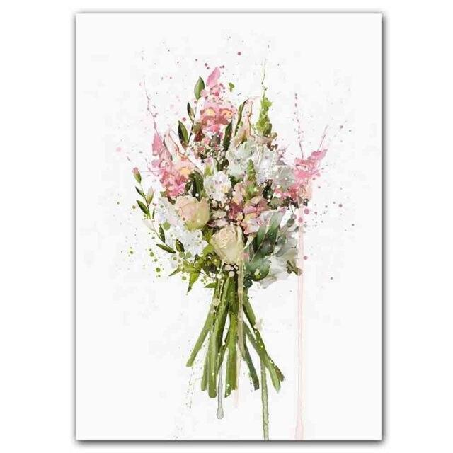 

Новый скандинавский абстрактный всплеск чернил, художественная печать, картина на холсте, цветок, постер, офисная настенная живопись, гостиная, украшение для дома, фреска без рамки 21*30cm