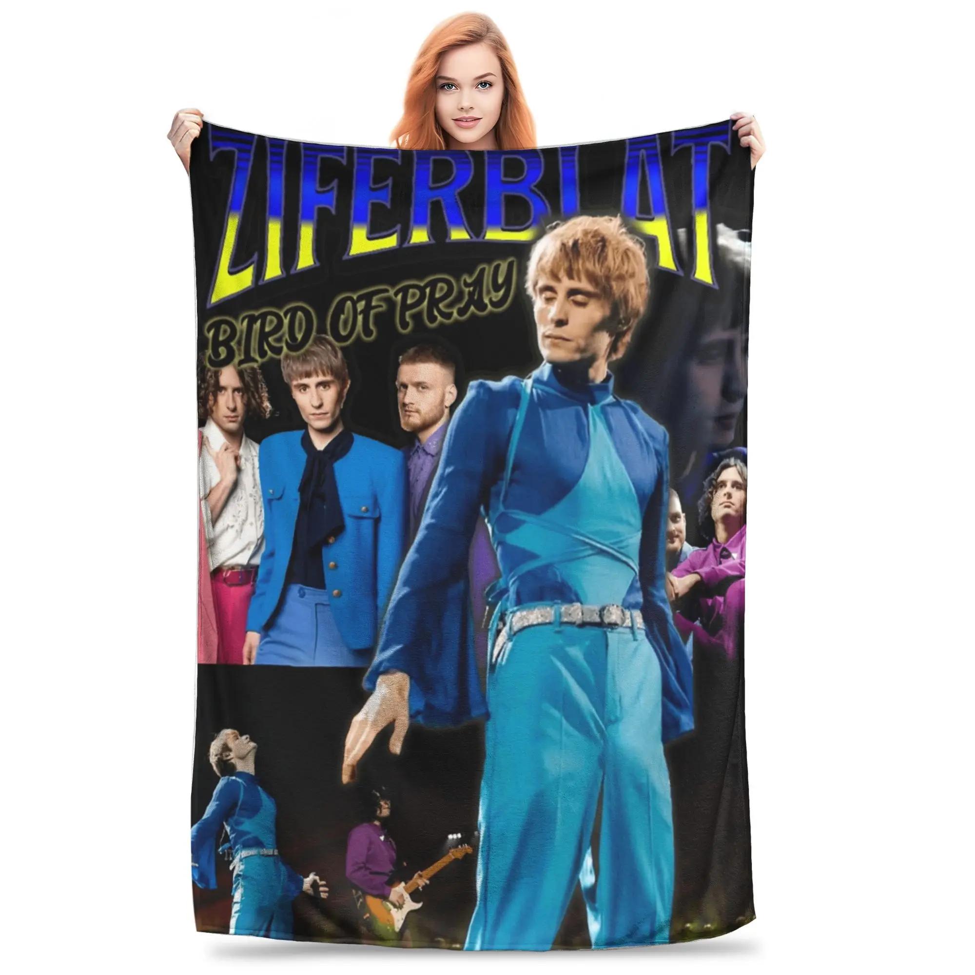 Ziferblat Bird Of Prey Ukraine Eurovision  Throws Flannel Bedspread Bedroom Sofa Bed Cover Funny Design 100cmx150cm