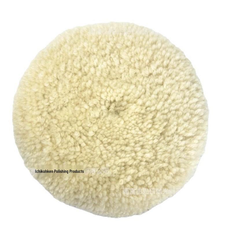 Double-Sided Wool Polishing Pad 05701 - 5/8  Thread Car Detailing Pad