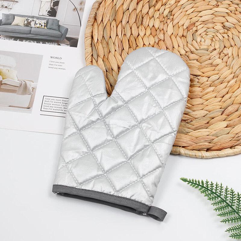 ZISIZ Silver Coated Heat Resistant Oven Mitts