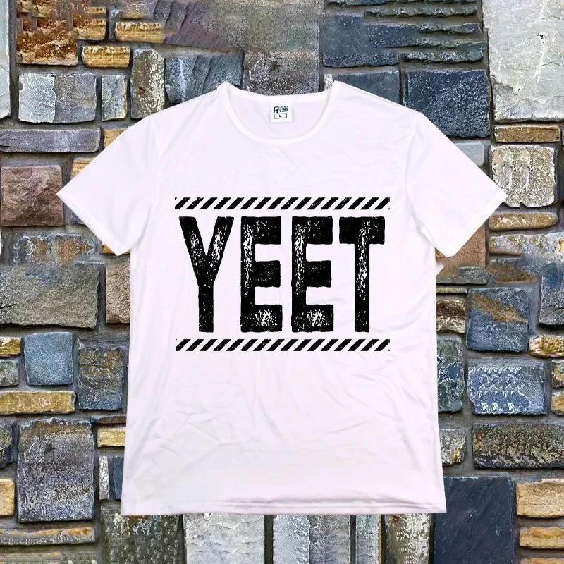 Retro Tričko Jey Uso Yeet Vtipné citáty Wresting Lovers Grafické tričko Měkké Unisex Tričko s výstřihem do O Letní tričko Módní topy