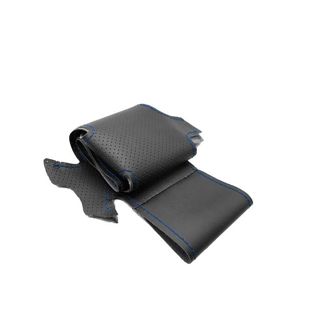 Car-styling Steering Wheel Cover Leather Trim For Hyundai Accent 2006 2007 2008 2009 2010 2011 Getz 2005 For Kia Rio 5 2006-2009