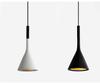 Nordic Wrought Iron Pendant Light - Modern Creative Single-Head Lamp for Restaurant, Bar, Bedroom, and Bedside.