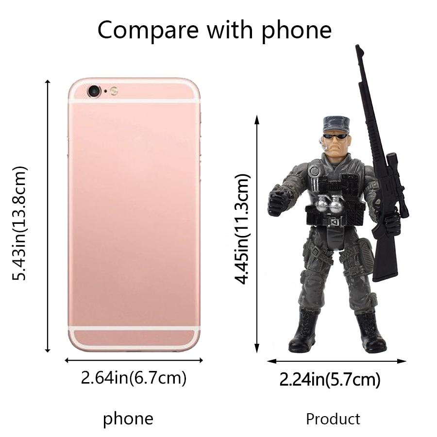 8 Pcs/set SWAT Military Army Action Figure Toys for Boys Combat Game Movable Joints Military Soldiers Model Toy for Kids Gifts