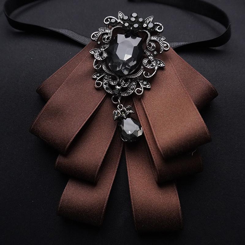 Hanbone Mens Formal Shirt With Multilayer Butterfly Bow Tie For Elegant Wedding Attire