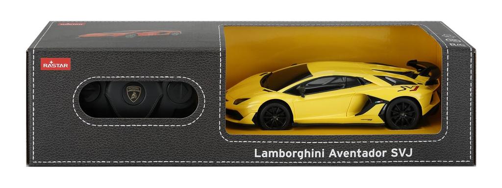 Doyusha 2.4GHz 124 Scale Radio Controlled Aventador SVJ Yellow (630819)