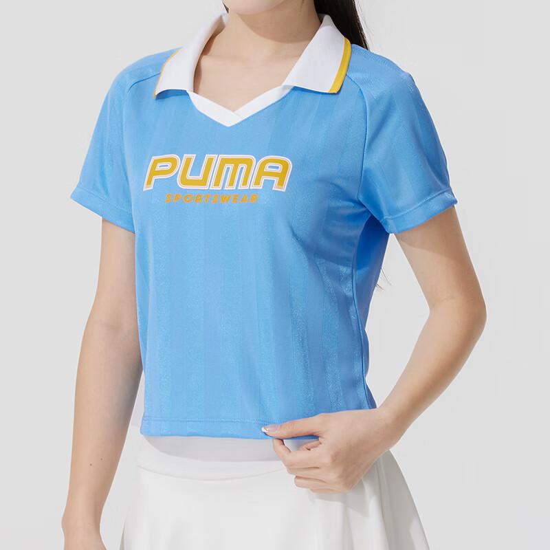 New PUMA Polo Shirts Women's Blue 631726-57