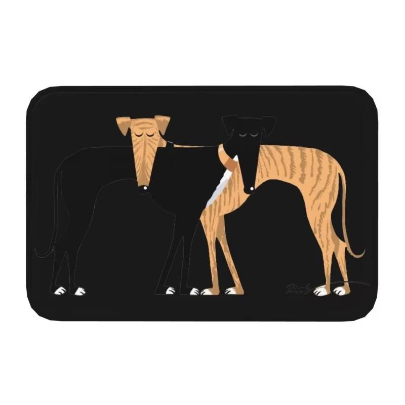 1pc French Bulldog Cute Dog Floor Printed Mat, Non-slip Mat, Machine Washable Polyester Fabric, Suitable for Bedroom Living Room