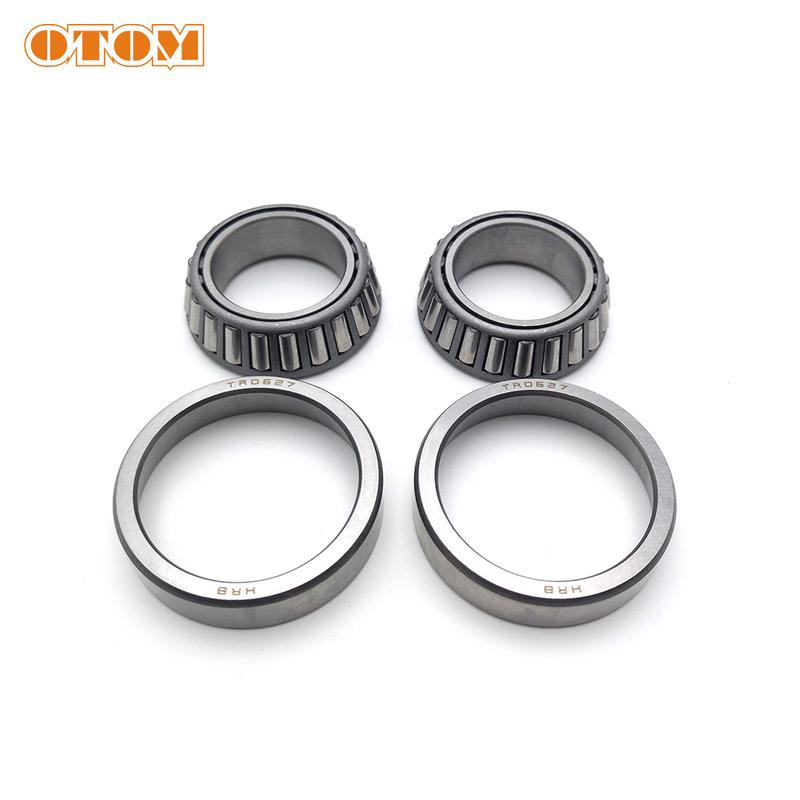 OTOM Steering Stem Bearings Set For HONDA CR125R CRF250R CRF450X CRF450RX Dirt Bike Directional Column Bearing Cub Steering Nuts