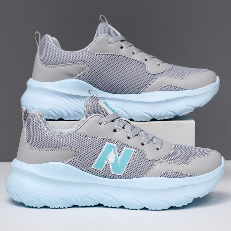 N-shaped version of the same style for men and women, four-season casual shoes, thick-soled light heightening, couple sports shoes, outdoor running s