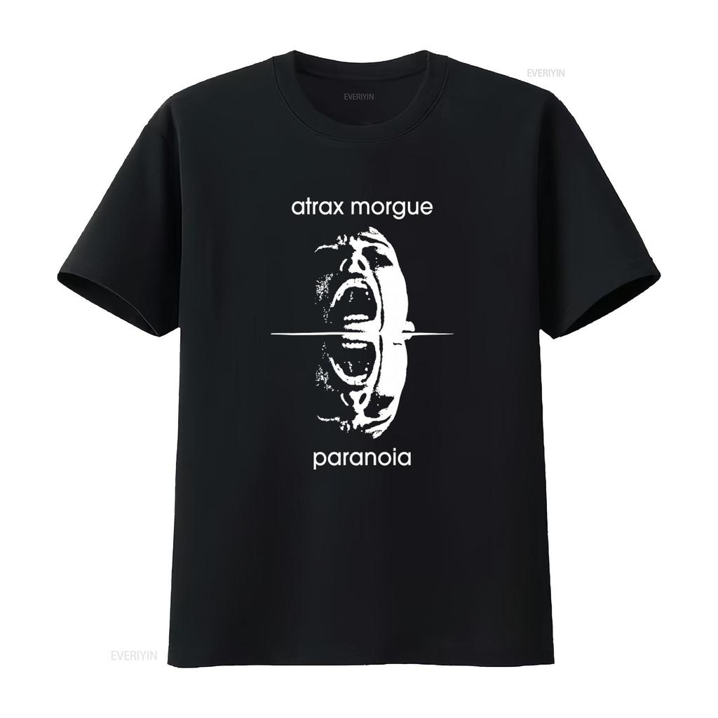 Atrax Morgue Paranoia T Shirt S Xxl For Noise Power Lovers Bold Design Comfortable Fit Vintage Stylish Fashion Homme