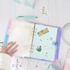 Mogoostry 2 Pack A5 Binder Dividers 6 Tabs Clear Plastic Binder Index Tabs Planner Divider for Round Ring Binder Sheet Protector (Total 12 Dividers)