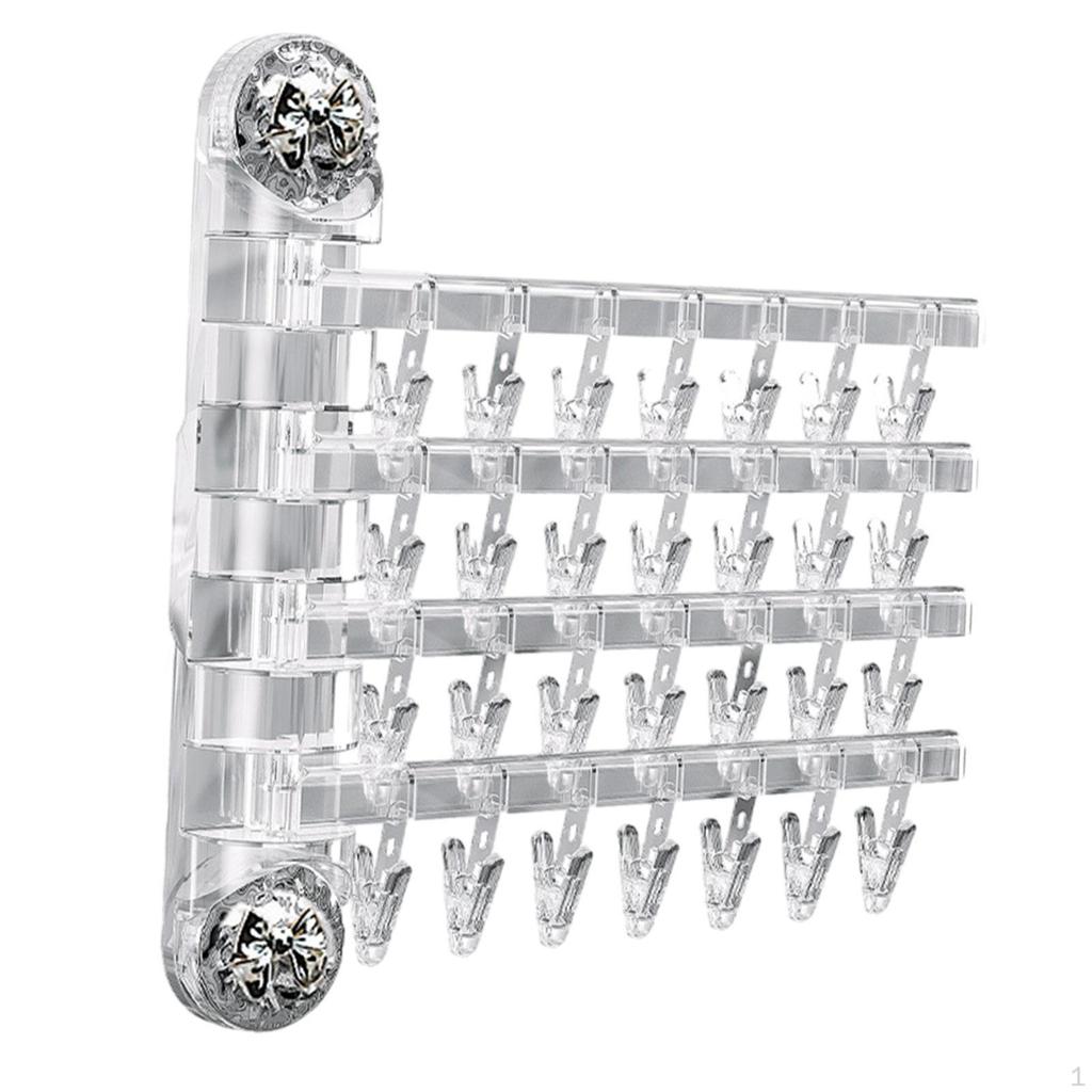 Zusammenklappbarer Kleiderbügel, Faltbarer Wäscheständer, Tragbarer Platzsparender Ständer für Handtücher,