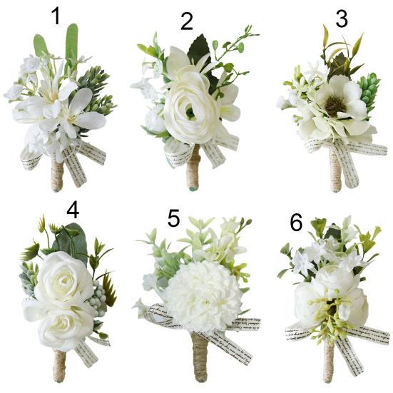 Decorative Corsage Elegant Lightweight Add Romantic Ambience Artificial Flower Wedding Supplies