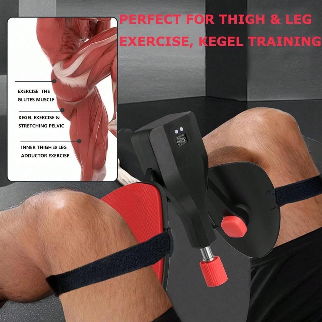 77 LB Adjustable Resistance Inner Thigh Exerciser, Leg And Inner Thigh Exercise Equipment With Counter