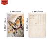 32pcs, Retro Butterfly Series Postcards, Butterfly Specimens, Dark Style, Wall Decorations, for Mailing and Collection