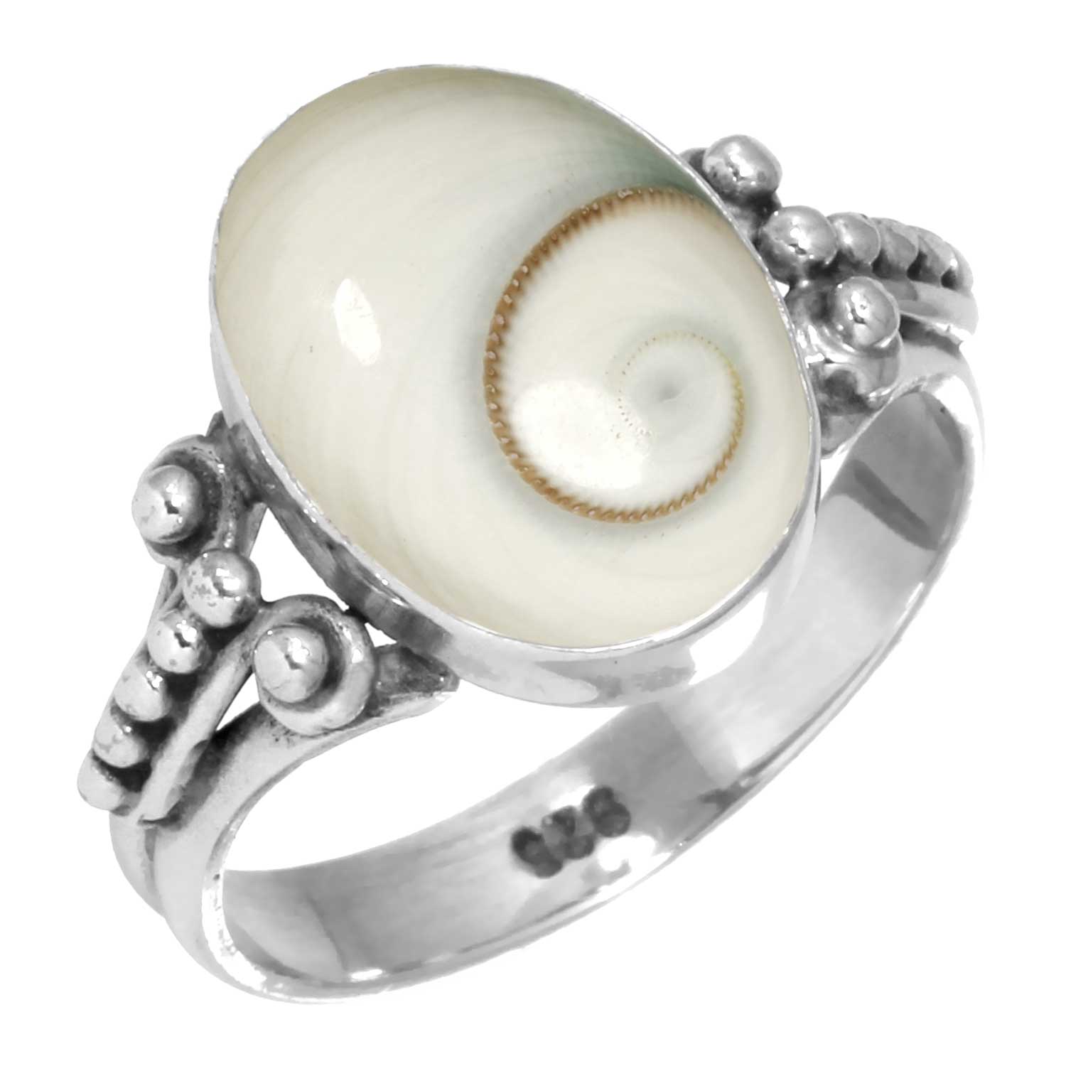 

Кольцо из стерлингового серебра 925 пробы Женское с драгоценным камнем Ручной работы Ювелирное изделие Пасхальный подарок Мукаит Монтанский агат Моховой агат Спиральный устричный родохрозит Глаз Шивы Винтаж 6