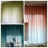 Living Room Bedroom Blackout Curtains Gradient Tulle Curtains Simple Window  Drape Valance 1PCS