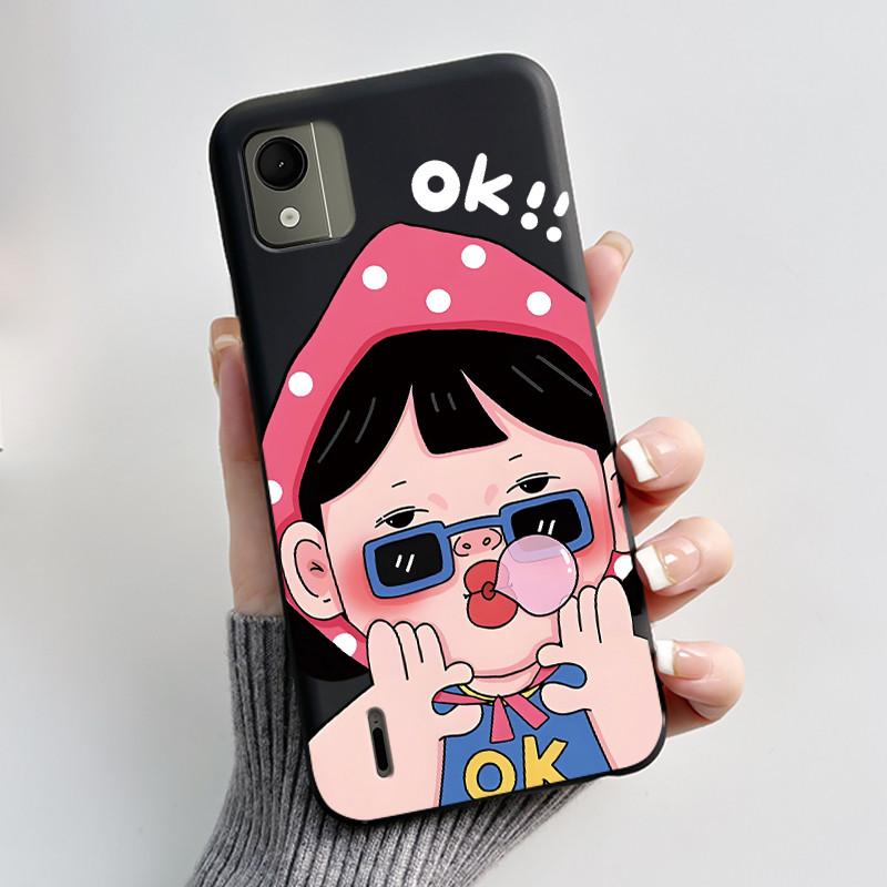 

Милый Чехол Для Nokia C110 4G Fundas Capa Печатный Корпус Защитная Крышка Мягкий Силикон Мультяшный Чехол Для Телефона Coque Nokia C110