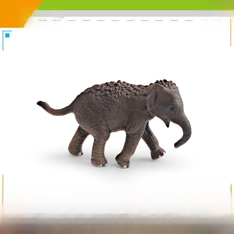 ПВХ Фигурка Слона Азиатского Игрушка Для Детского Обучения И Коллекционирования Style D