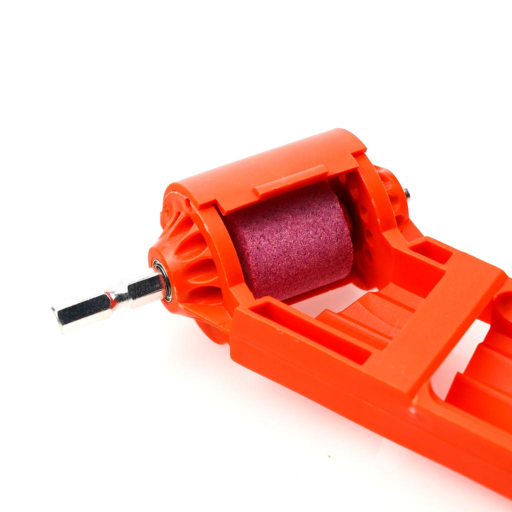 Manual drill sharpener