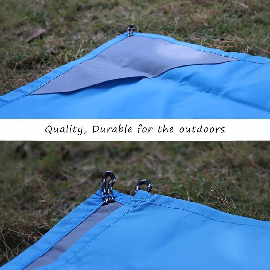Waterproof Foldable Picnic Mat - Polyester Plaid Beach & Camping Mat, Moisture-Proof and Anti-Slip