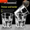 Lesanhao Disposable Hard Plastic Octagonal Cups