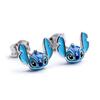 New 925 Silver Stitch Donald Duck Minnie Earrings With Zirconia Fashion High Quality Jewelry for Women Girls