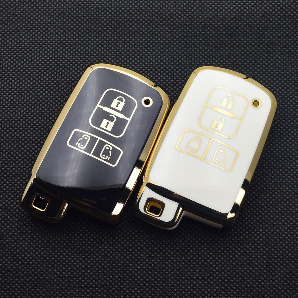 Tpu Car Key Cover Remote Fobs Shell Case Auto Accessories For Toyota Sienta    Alpard Vellfire Hv Noah Voxy Esquire