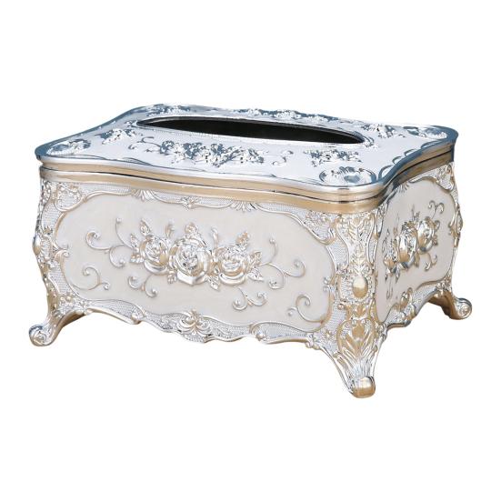 Europejskie pudełko na chusteczki Duża pojemność Łatwy dostęp Pokrywa pudełka na chusteczki Akrylowe uchwyt na serwetki Luksusowa dekoracja domu