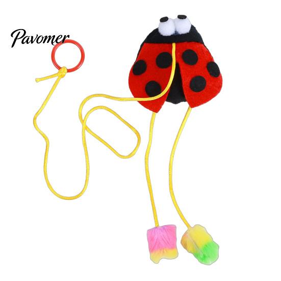 Interactive Door Hanging Cat Toys Bungee Plush Toy, Pull String Bouncy Dangler Kitten Self-Amusing for Solo Play Bouncing Animal Toy Indoor