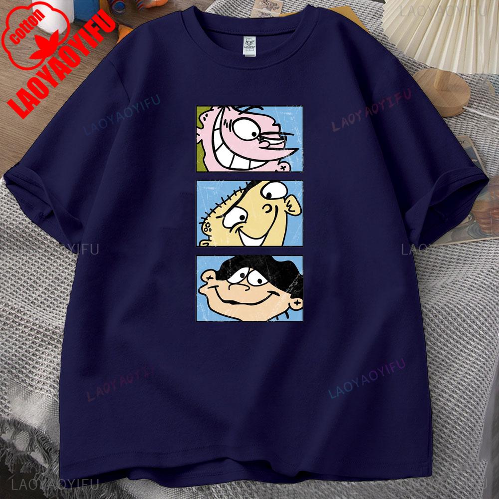 EdEdd N Eddy Unisex T Shirt EdEdd N Eddy Printed Tshirt Tops EdEdd N Eddy 90s Funy T Shirt Cartoon Figure High Quality Cotton