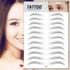 Eyebrow Sticker Waterproof Hair-Like 3D Long Lasting Eyebrows Tattoo Makeup Patches for Female