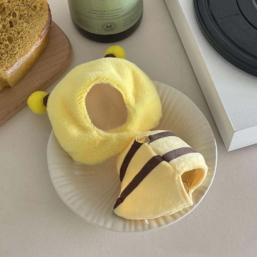 Animal Detachable Doll Hat Cartoon Loopy Plush Toy Pink Little Beaver Headgear for 10cm Dolls