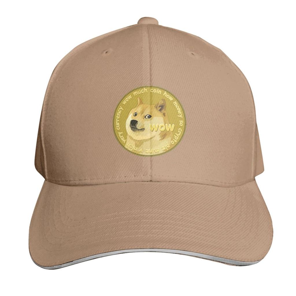 Doge The Dogecoin Funny Bitcoin Cap Fashion Casual Baseball Caps Adjustable Hat Hip Hop Summer Unisex Baseball Hats